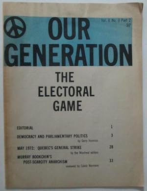 Our Generation. Vol. 8 No. 3 Part 2. June 1972
