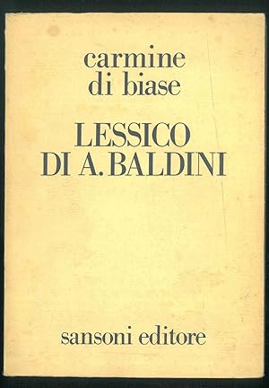 Lessico di A. Baldini