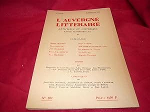 L'Auvergne Littéraire Artistique Et Historique Revue Trimestrielle, 42ème Année, 4ème Trimestre 1...