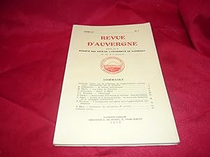 Revue D'Auvergne publiée Par La Société Des Amis De L'Université De Clermont (N°451 De La Collect...