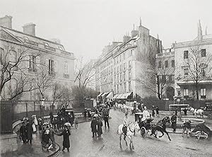 La Place Saint Georges, Paris; by Edmond Georges Grandjean [1 print by Gravure Goupil et Cie]