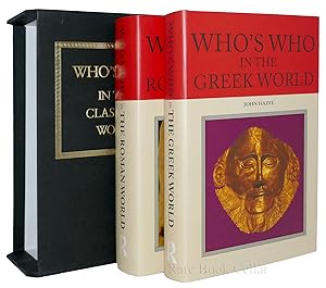 WHO'S WHO IN THE CLASSICAL WORLD. TWO VOLUME SET Who's Who in the Greek World, and Who's Who in t...