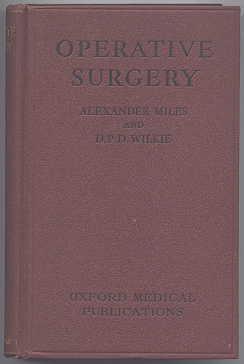 OPERATIVE SURGERY. OXFORD MEDICAL PUBLICATIONS.