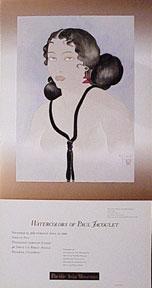 Watercolors of Paul Jacoulet. November 22, 1989 through April 22, 1990. Exhibition poster depicti...