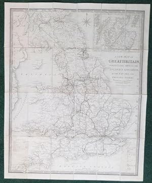 A New Map of Great Britain; Particularly Shewing the Inland Navigation, by the Canals, and Princi...