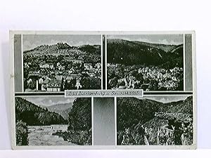 Mehrbild-AK Bad Blankenburg und Schwarzatal; 4 versch. Ansichten; gelaufen 1960