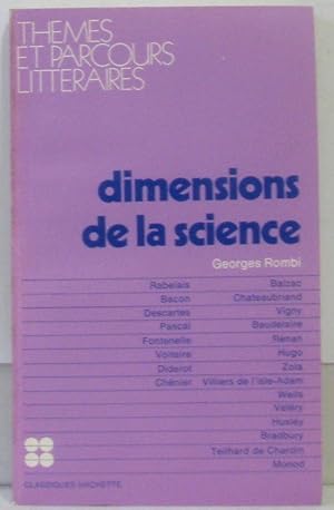 Dimensions de la science thèmes et parcours littéraires