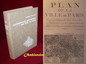 Dictionnaire Historique des rues de Paris. ------------ Volume 1 seul. [ A à K ]