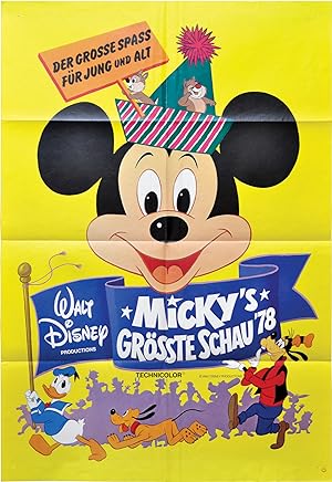 Mickey Mouse Jubilee Show [Micky's Grosste Schau '78] (Original German poster for the 1978 film)
