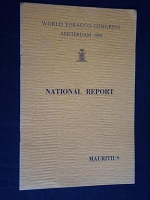 National Report Mauritius, World Tobacco Congress Amsterdam