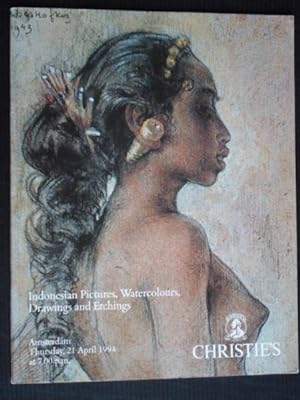 Christie's, Indonesian pictures, Watercolours, Drawings and and Etchings