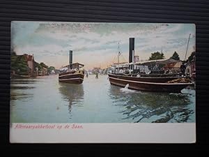 Alkmaar, pakketboot op de Zaan