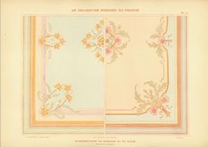 Interpretation Du Narcisse Et Du Pavot. Plate 15 from La Decoration Moderne Au Pochoir.