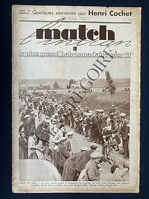 MATCH L'INTRAN-N°351-30 MAI 1933