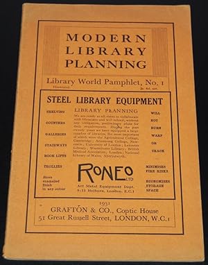 Modern Library Planning (Library World Pamphlet, no. 1)