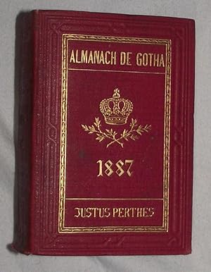 ALMANACH DE GOTHA Annuaire Diplomatique et Statistique pour L'année 1887