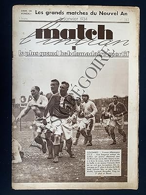 MATCH L'INTRAN-N°382-3 JANVIER 1934