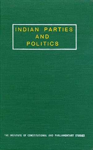 Indian Parties and Politics