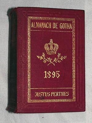 ALMANACH DE GOTHA Annuaire Diplomatique et Statistique pour L'année 1895