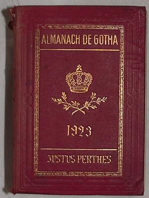ALMANACH DE GOTHA Annuaire Diplomatique et Statistique pour L'année 1923
