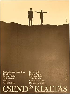 Silence and Cry [Csend es kialtas] (Orginal Hungarian poster for the 1968 film)