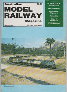 Australian Model Railway Magazine : August 1986. Issue 139 Vol. 12 No. 10