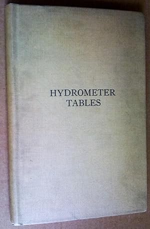 Tables to be used with Sikes's "A" Hydrometer and with Sikes's Hydrometer in the Determination of...