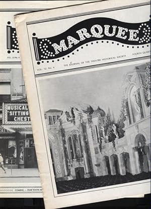 Marquee. The Journal of the Theatre Historical Society