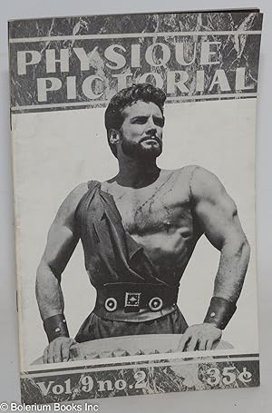 Physique Pictorial vol. 9, #2, Summer [released September] 1959: Steve Reeves cover