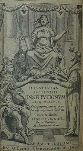 Institutionum, sive elementorum, libri quatuor, notis perpetuis multo, quam hucusque, diligentius...