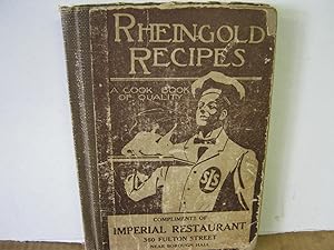 Rheingold Recipes a Cook Book of Quality