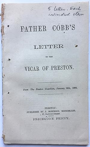 Five Letters from Preston Guardian 1866