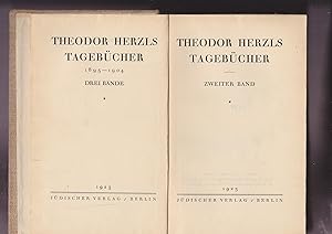 Theodor Herzls Tagebucher 1895 - 1904 Zweiter Band [Volume 2 of 3]