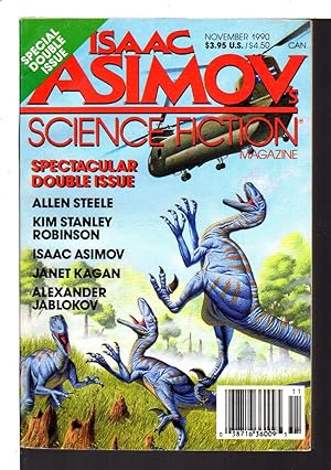 ASIMOV'S SCIENCE FICTION MAGAZINE: Vol. 14 No. 11 & 12 (#162 & 163) November 1990. Double Issue.