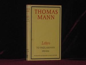 THOMAS MANN. Letters to Paul Amann 1915-1952