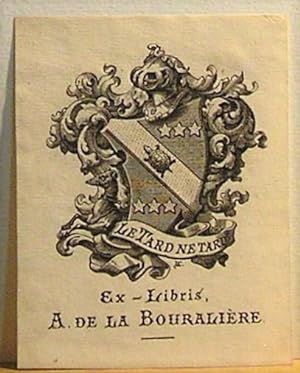 Ex-libris France. A. De La Bouralière