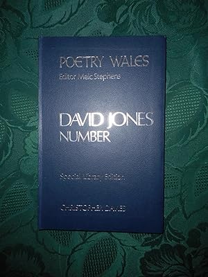 Poetry Wales Winter 1972 Volume 8 Number 3. A DAVID JONES Number The 'Special' Hardback Edition
