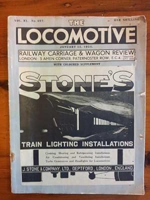 THE LOCOMOTIVE Magazine and Railway Carriage and Wagon Review VOL. XL. No 497-508 1934