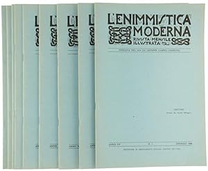 L'ENIMMISTICA MODERNA - Rivista mensile illustrata. Anno XV - Annata completa 1986.: