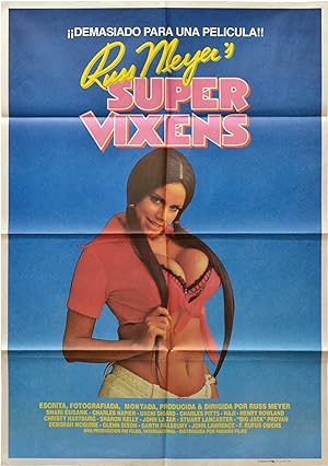 Supvervixens (Original Spanish poster for the 1975 film)
