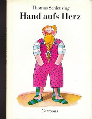 Hand aufs Herz. cartoons.