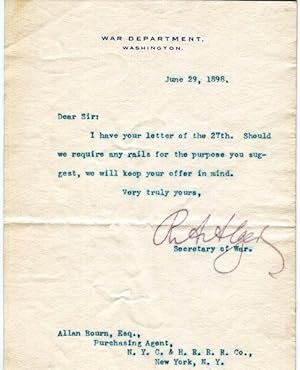 A Typed Letter, Signed
