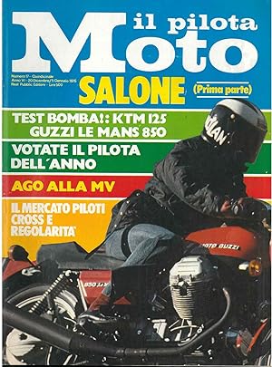 Il pilota moto. Quindicinale. Anno VI, n. 17, 20 dicembre/5 gennaio 1976