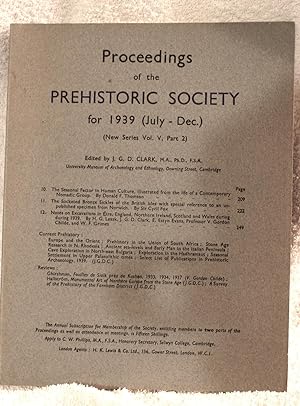 PROCEEDINGS OF THE PREHISTORIC SOCIETY FOR 1939 [Vol. V, Part 2]