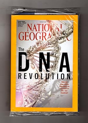 National Geographic Magazine - August, 2016. In Original Shipping Bag. DNA Revolution (CRISPR); W...