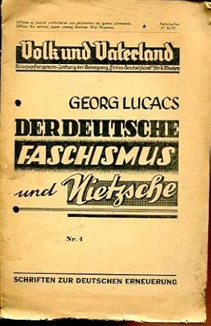 Der deutsche Faschismus und Nietzsche.