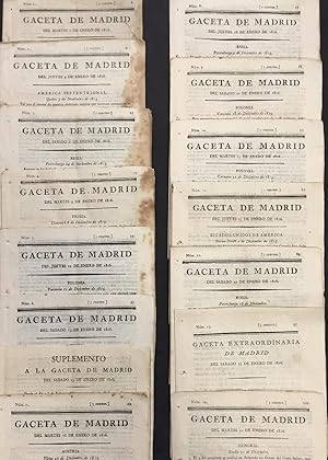 Gaceta de Madrid. Marzo 1816