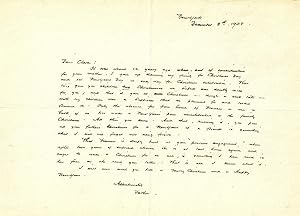 AUTOGRAPH LETTER SIGNED (ALS) TO HIS DAUGHTER