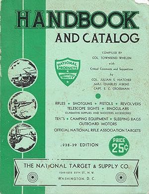HANDBOOK AND CATALOG: NATIONAL PRODUCTS 1938-39 EDITION