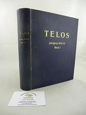 Telos. Illustrierte Monatsschrift für Natur und Leben. Jahrgang 1926/27 Heft 1-11 und Jg. 1924/25...